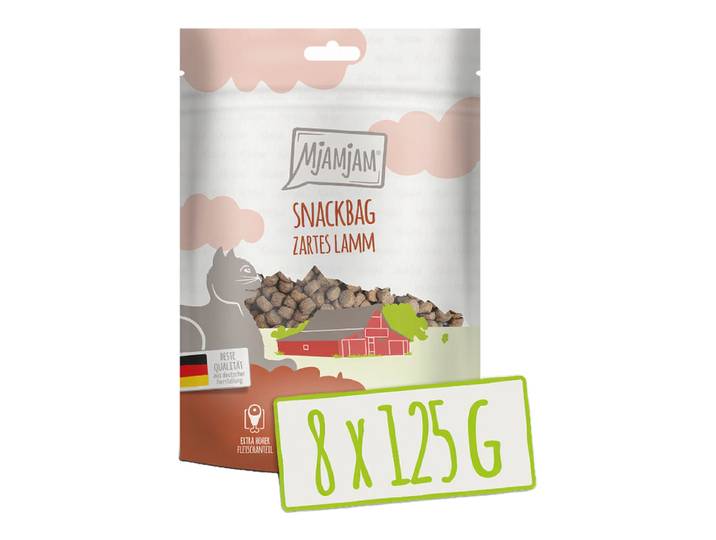 MjAMjAM - Snackzak - Mals lamsvlees 8 x 125 g