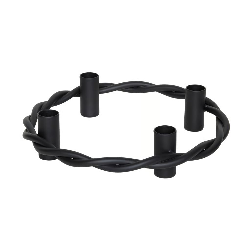 OYOY Mellow adventskandelaar Gunmetal
