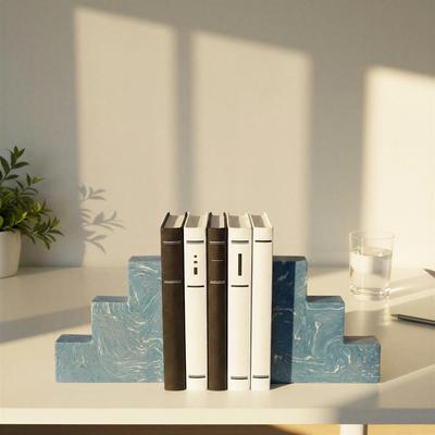 Storied Home "Stone Bookend - 5.0""L x 1.5""W x 5.0""H"