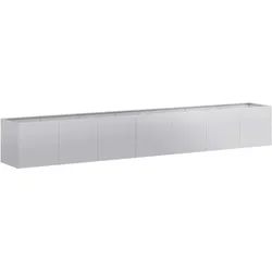vidaXL Pflanzkübel 280x40x40 cm Verzinkter Stahl