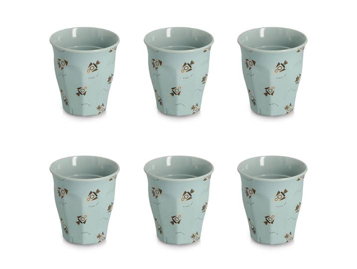 Trinkbecher Rockets 6er-Set Ø 9cm Grün