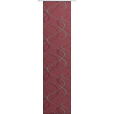 Schiebegardine NEUTEX FOR YOU "Pelotas, 1 Stück, Klettband, Wellendesign, halbtransparent" Gr. 3, rot (marsala), B:57cm H:225cm, Scherli, Polyester, Gardinen, inkl. Befestigungszubehör, Scherli Qualität, Halbtransparent, modern
