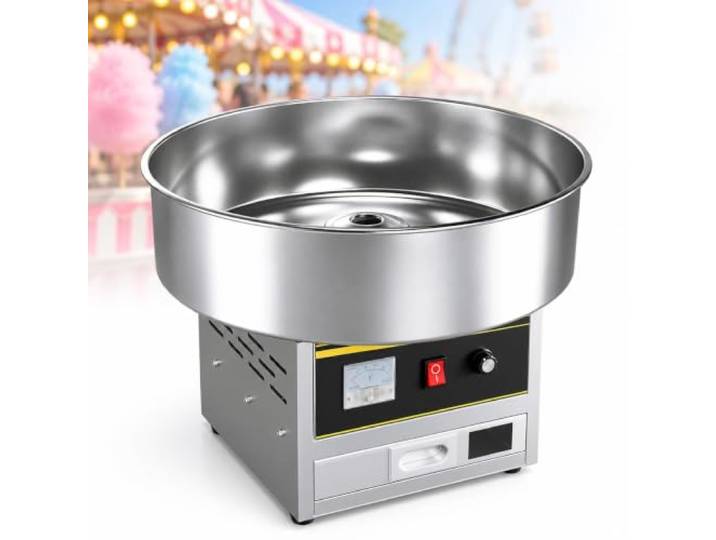 Elektrischer Zuckerwattemacher, Zuckerwattemaschine 1200-W-Elektroheizsystem, Aufbewahrungsschublade, Mit Stabeimer, For Catering-Events