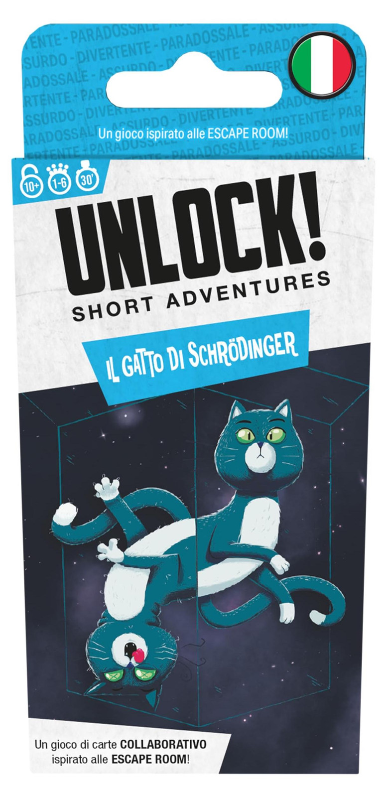 Asmodee Unlock! Korte Avonturen: De Kat van Schrödinger puzzelspel