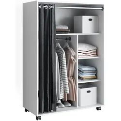 Vicco, Kinderkleiderschrank, Doros (100 x 50 x 146.60 cm)