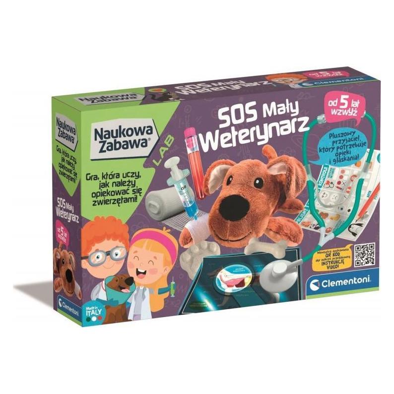 Clementoni Wissenschaftliche Unterhaltung. SOS Kleiner Tierarzt 50712 (50712)
