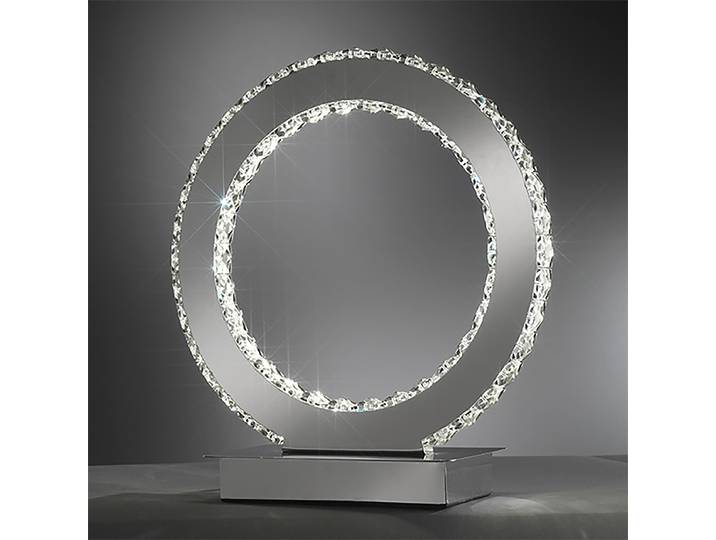 Tischleuchte Saturno 32cm Silber Material: Metall Metallart: Eisen Oberfläche Metall: Lackiert LED-Platine
