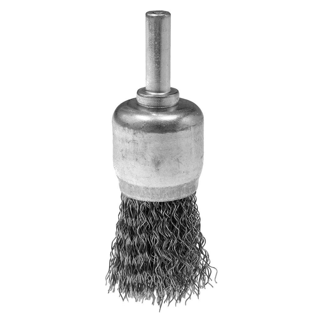 Graphite Drahtbürste 24 mm, gewellter Draht, Stahl, mit 6-mm-Schaft (60098034)