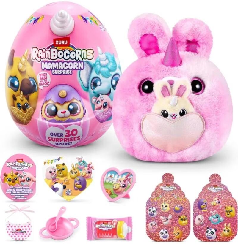 Zuru Peluche Sorpresa Con Huevo Interactivo Rosa 3 + Años Unisex