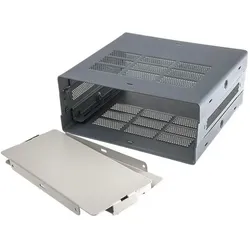RS PRO 3Ux279Dx203W Electronic Enclosure (Gehäuse), Elektronikzubehör + Gehäuse, Schwarz