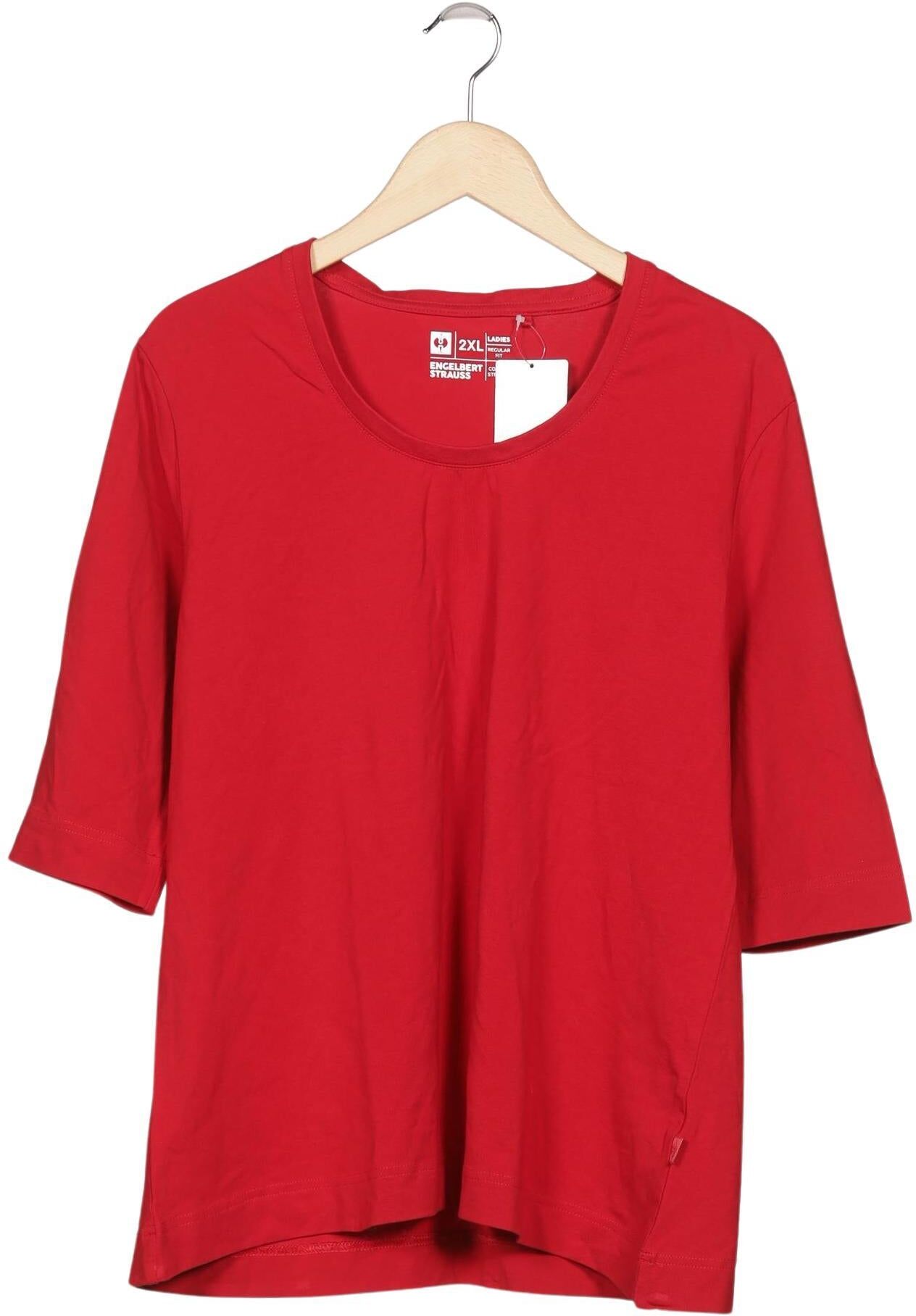 engelbert strauss Damen Langarmshirt, Rot, Gr. Xxl, Baumwolle - Second Hand