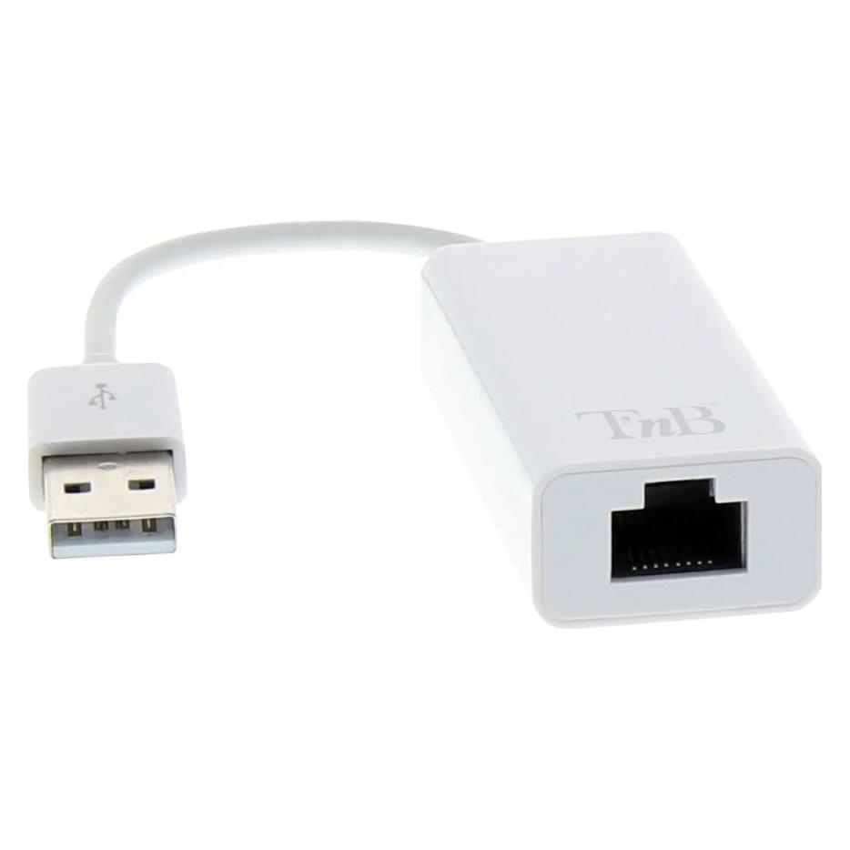 T'nB Carte Réseau USB 2.0 compatible 10/100 Mbits (USB 2.0) (ADAUSBRJ45)