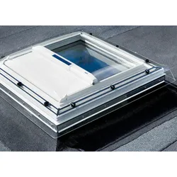 VELUX Solar-Hitzeschutz-Markise für Flachdach-Fenster MSU 090090 5070WL Weiß transp. Solar