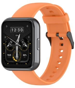 United Realme Watch Silicone Watch Band Soft Replacement Strap Comfortable Sports Wristband orange