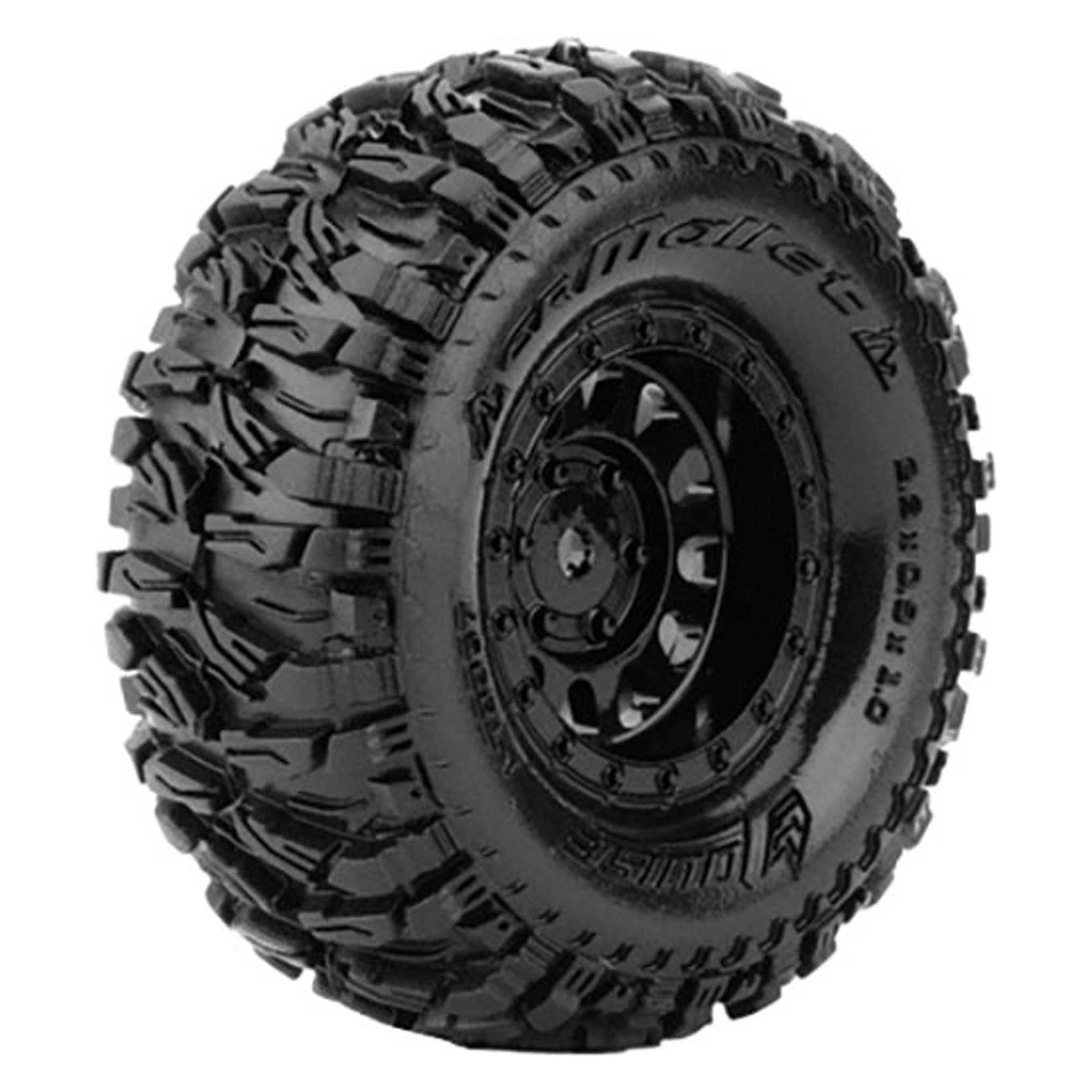 Louise CR-MALLET 1.0 SUPERSOFT NUR REIFEN (2) MINI-CRAWLER 1/18, 1/24 (LOUT3367VI)