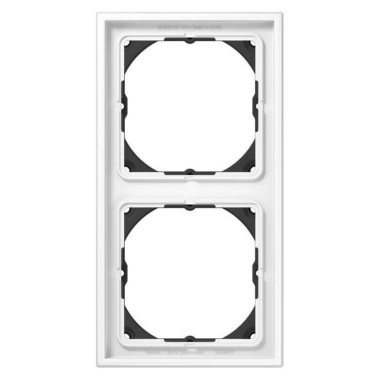 JUNG LS982HBFWW Rahmen 2fach LS 990 28mm (LS982HBFWW)