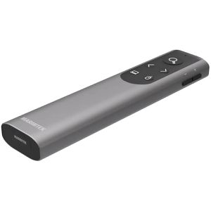 Marmitek Presenter WPR 400, 25008479, silber, mit digitalem Zeiger, USB-A & USB-C, mit Akku, bis 100 m