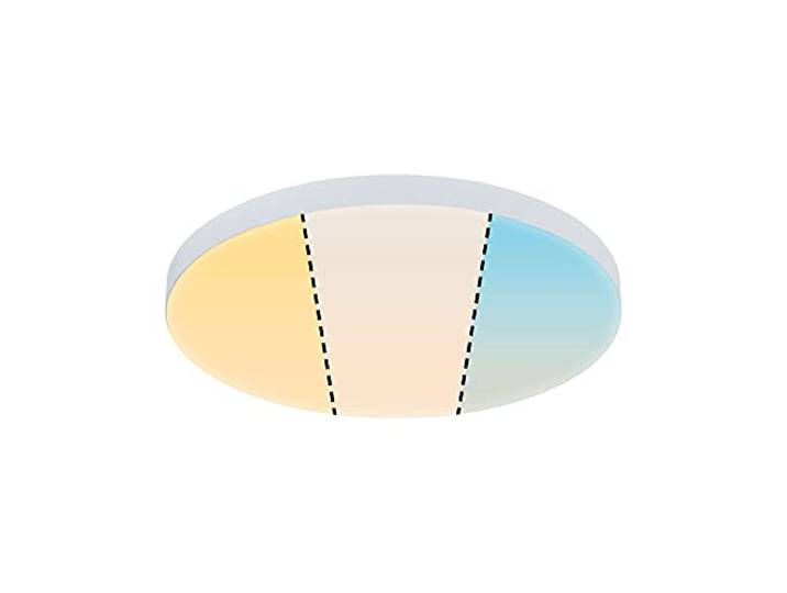 Paulmann 79892 LED Panel Velora rund 300mm 1530lm White Switch Weiß rund Deckenleuchte Metall 3000 K
