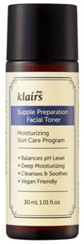 Klairs Tônico facial Supple Preparation 30 ml