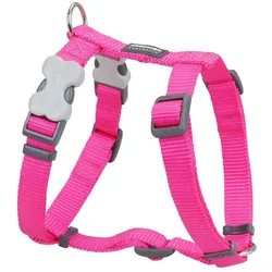Red Dingo Hundegeschirr weich 25-39 cm Pink (XS, Hund, Spazieren), Halsband + Leine