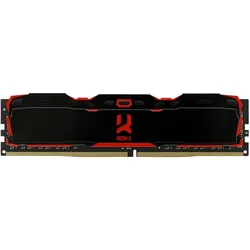 Goodram DDR4 16GB 3200MHz IRDM X BLACK RETAIL (1 x 16GB, 3200 MHz, DDR4-RAM, DIMM), RAM, Schwarz