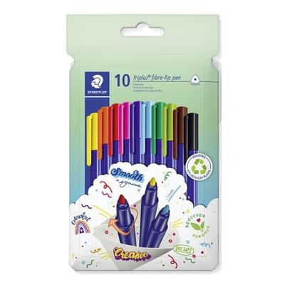 STAEDTLER triplus color 323 Fasermaler, 10er Set, 323 C10