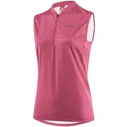 LÖFFLER Damen Trikot W BIKE SLEEVELESS SHIRT HZ CUT, Größe 40 in Pink Pink