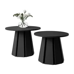 COUCHTISCHSET SILVA 2in1, Schwarz