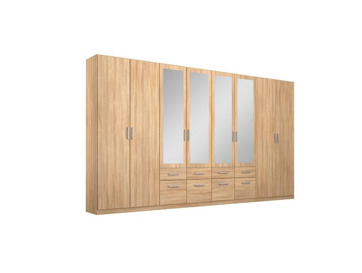 Drehtürenschrank Bingen Eichefarben