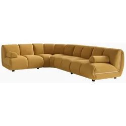 MODULSOFA LAYLA Gelb Velvet