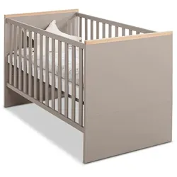 Mäusbacher Babybett Lio 70 x 140 cm Dekor Grau Taupe