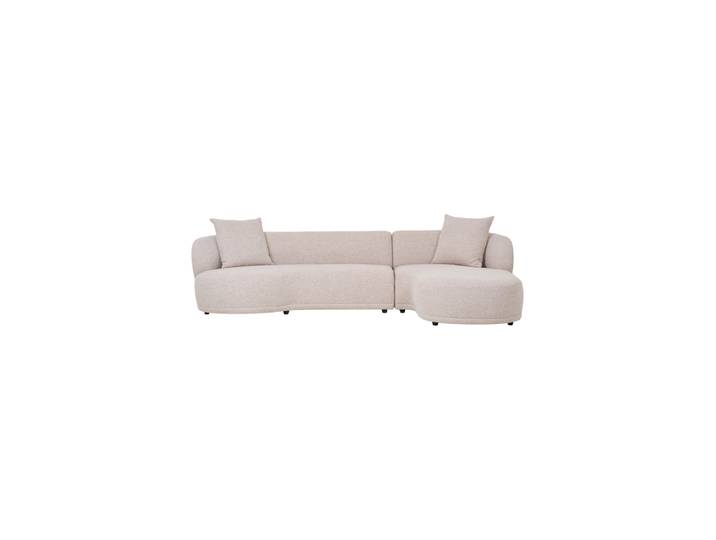 4-Sitzer Design Ecksofa „Kingston“ Sand Chosen by Bloomingloft