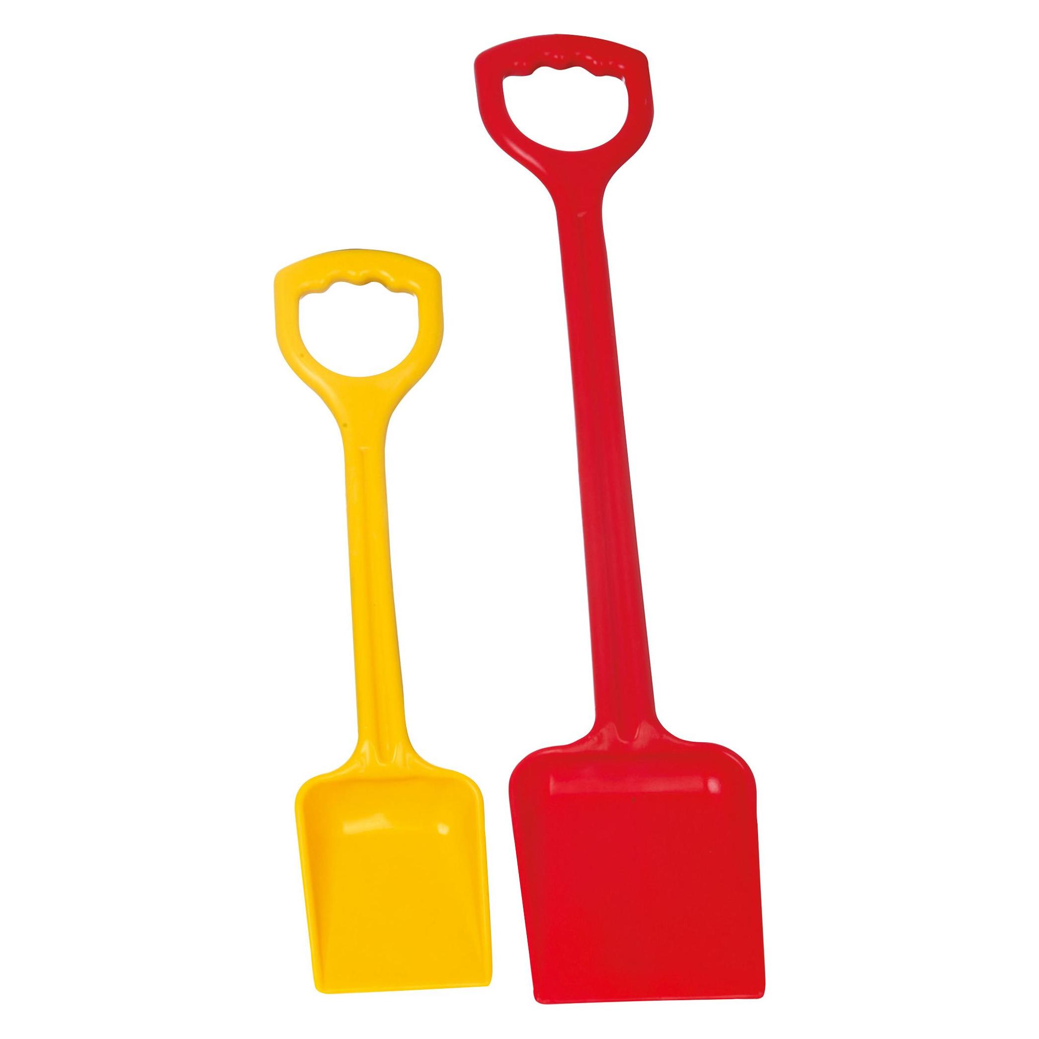 Gowi 559-23 Schaufel Robust 55cm und 40cm Set, 2teilig, Sandkästen und Sandspielzeug (559-23)
