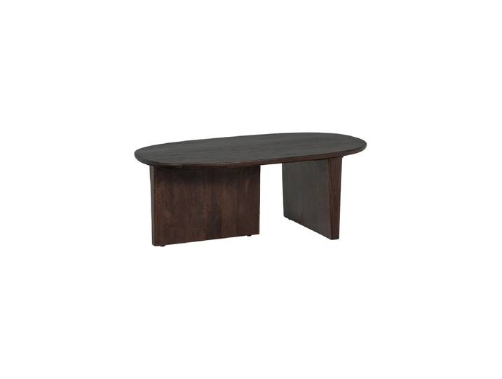Massvier Design Couchtisch „Seam“ 110 x 60 cm Mangoholz Dunkelbraun De Eekhoorn
