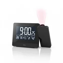 HAMA Projektionswecker "Plus Charge", Schwarz