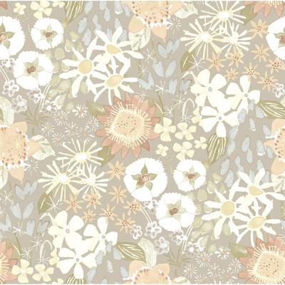 A-Street Prints Karina Pastel Wildflower Garden Wallpaper