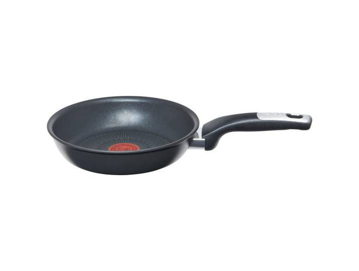 Tefal Bratpfanne Unlimited, Schwarz, Metall, rund, kratzfest, besonders hoher Rand, antihaftbeschichtet, Kochgeschirr, Pfannen, Bratpfannen