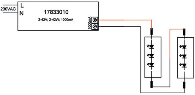 brumberg Convertisseur LED 1000mA 42W 17833010 (17833010)