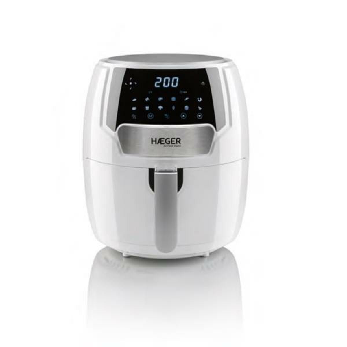 Haeger AF-D42.007A heteluchtfriteuse, 4,2 liter, Wit