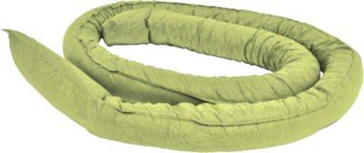 Bindemittel Saugschlauch, mit Flockenfüllung, besonders chemikalienbindend, Ø 75 x L 1200 mm, gelb, 20 Stück