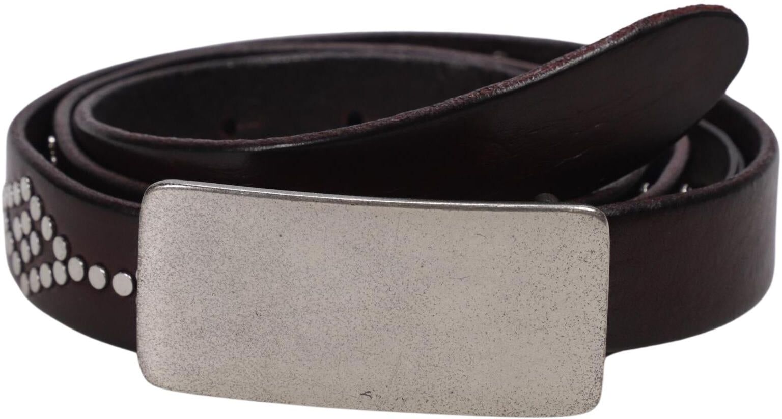 High Damen Gürtel, Braun, Gr. 95, Leder - Second Hand
