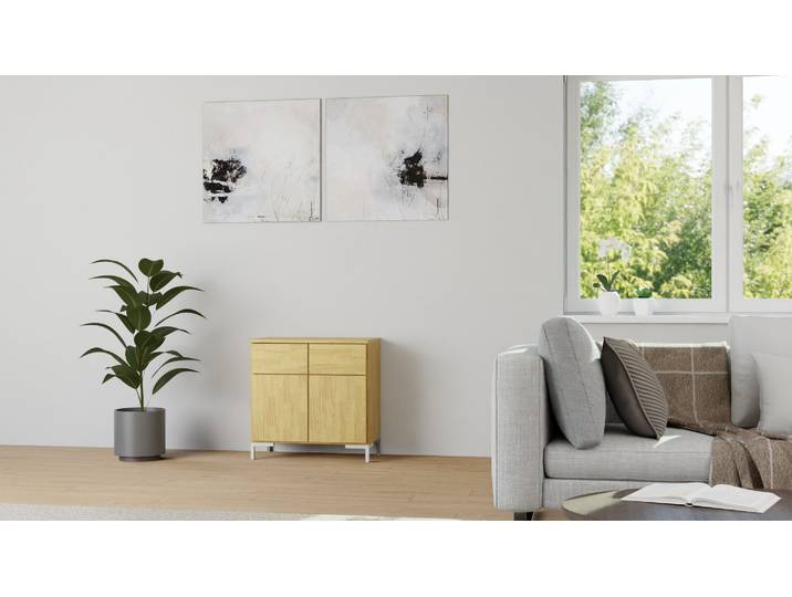 Table de nuit sur mesure Chêne Naturel huilé