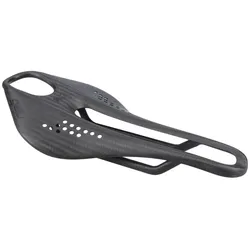 GELU Sattel A-3 Carbon/gelocht | 3K matt weiß
