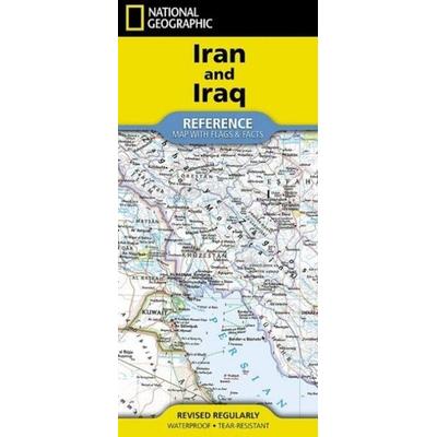 National Geographic Iran and Iraq Map (Folded with Flags and Facts), Karte von National Geographic Maps, National geographic, 978-1-4263-7867-6
