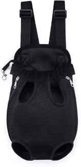 Inspire Picks Breathable Mesh Pet Carrier Backpack Pet Carrier Backpack For Hands Free Travel With Cats & Small Dogs black l