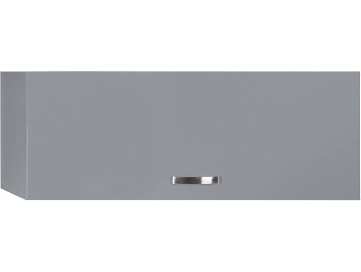 Klapphängeschrank KOCHSTATION KS-Cara , grau (basaltgrau, basaltgrau), B:90cm H:35,2cm T:34,9cm, Schränke, Klapphängeschrank, Breite 90 cm