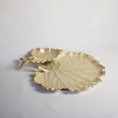 Jiallo Stainless Steel Gold Leaf chip and dip