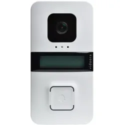 Grothe, Klingel + Türsprechanlage, vidoora VD 720-W ws WLAN Türstation weiss anthrazit (Kabellos, WLAN)