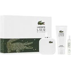 Lacoste, Beauty Geschenkset, L.12.12 Blanc Set EDT 100ml + EDT 7.5ml + SG 100ml (Parfum Set)
