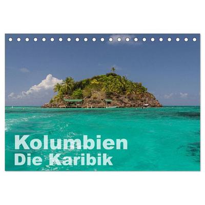 Kolumbien - Die Karibik (Tischkalender 2027 DIN A5 quer), CALVENDO Monatskalender